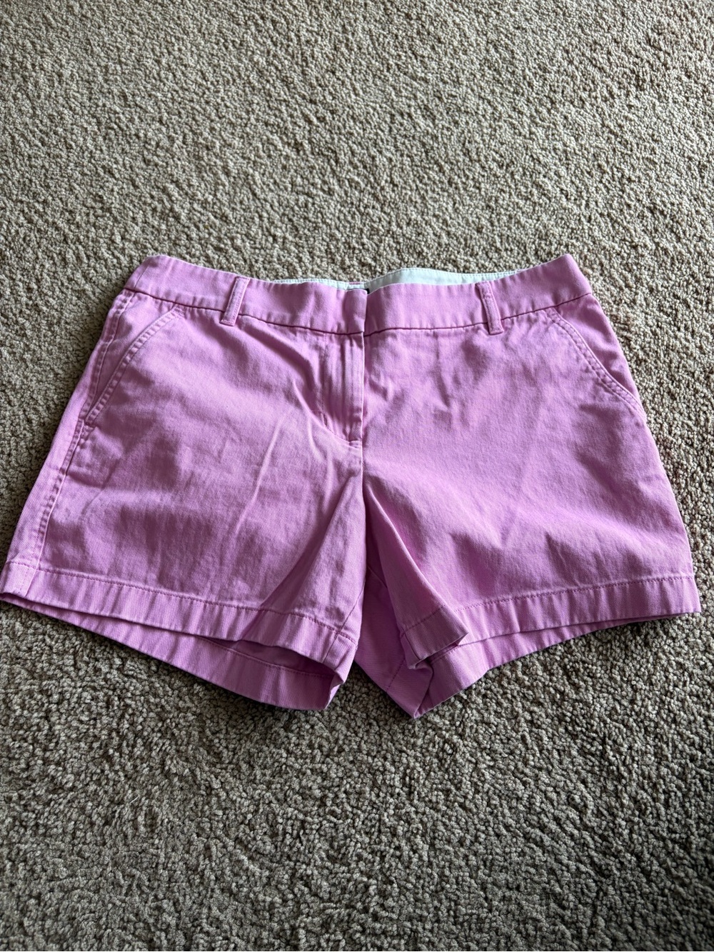 J. Crew Pink Cotton Chino Shorts